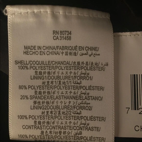 BCBGMAXAZRIA gold and black mesh size 6 dress - Picture 9 of 9